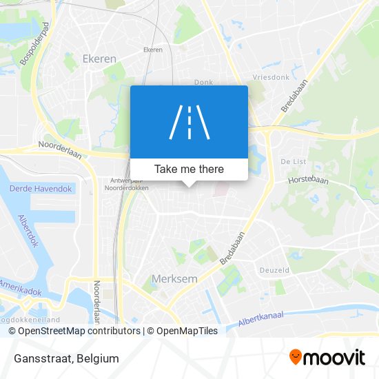 Gansstraat map