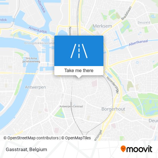 Gasstraat map