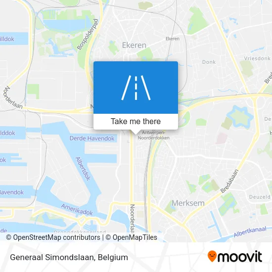 Generaal Simondslaan map