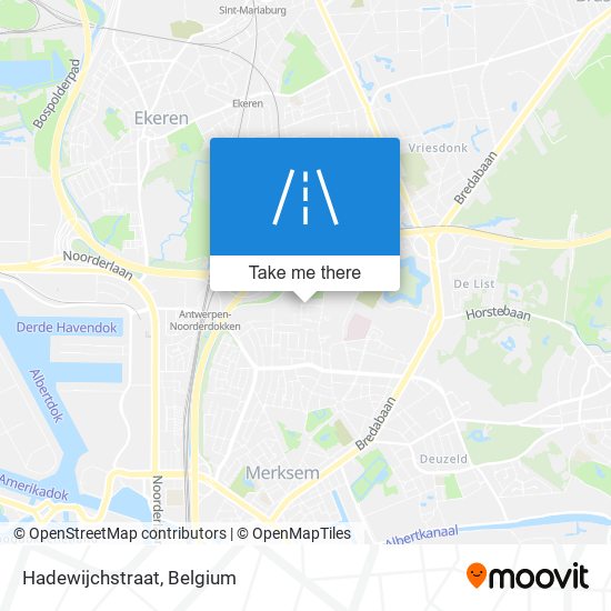 Hadewijchstraat map