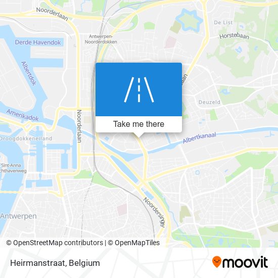 Heirmanstraat map