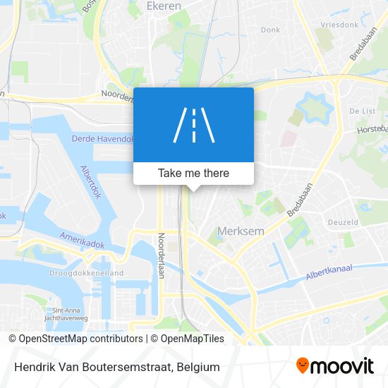 Hendrik Van Boutersemstraat map