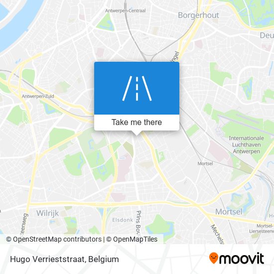 Hugo Verrieststraat map