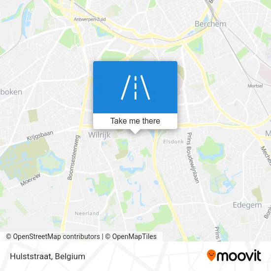 Hulststraat map
