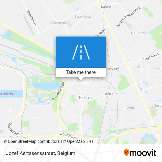 Jozef Aertssensstraat map