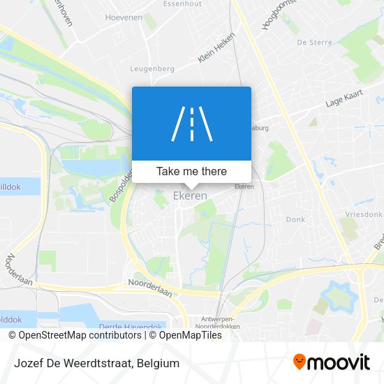 Jozef De Weerdtstraat plan