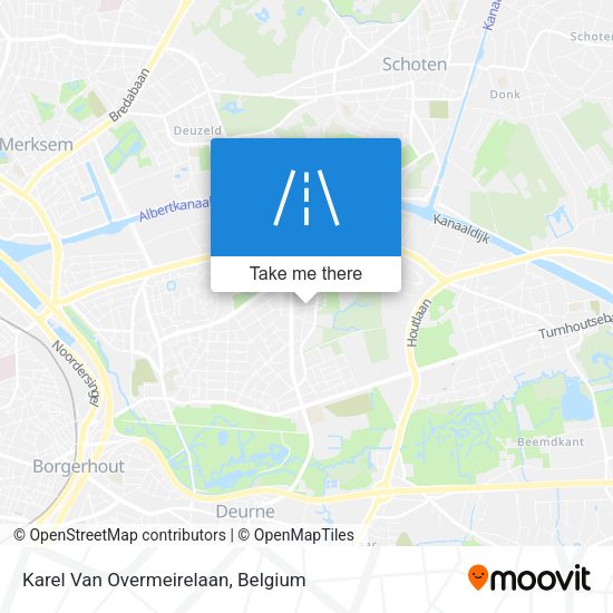 Karel Van Overmeirelaan plan