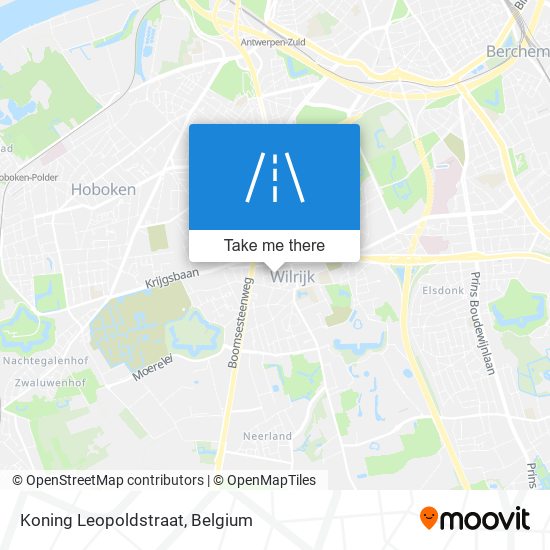 Koning Leopoldstraat map
