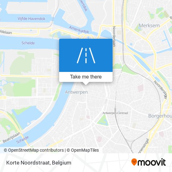 Korte Noordstraat map