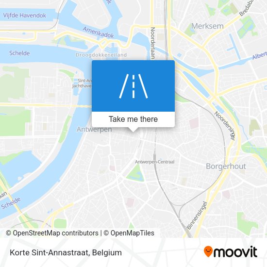 Korte Sint-Annastraat plan