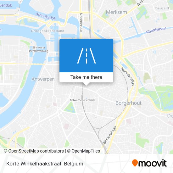 Korte Winkelhaakstraat map