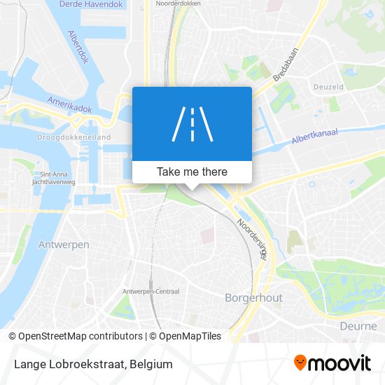 Lange Lobroekstraat map