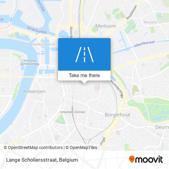 Lange Scholiersstraat map
