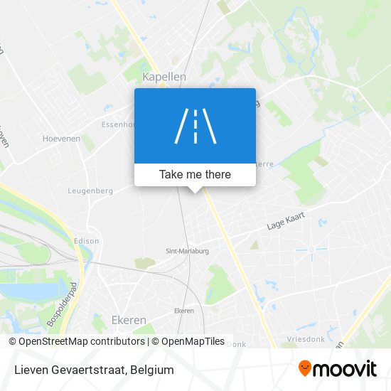 Lieven Gevaertstraat plan