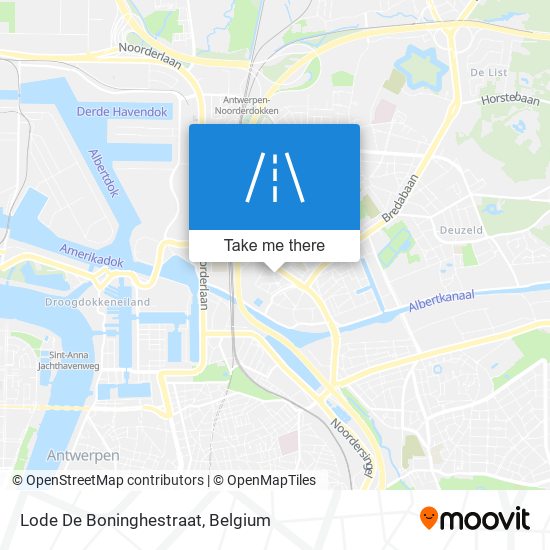 Lode De Boninghestraat map