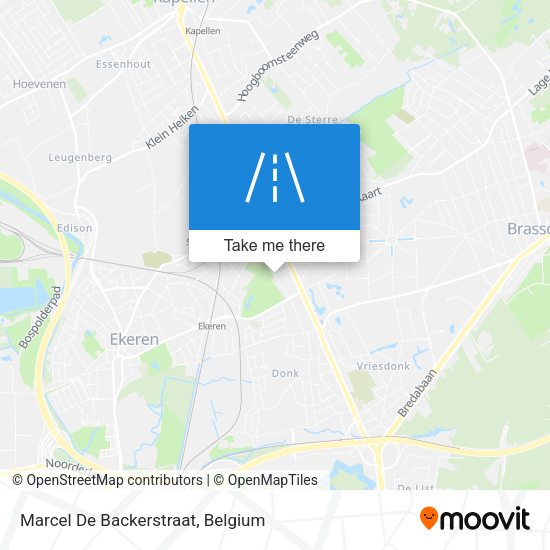 Marcel De Backerstraat map