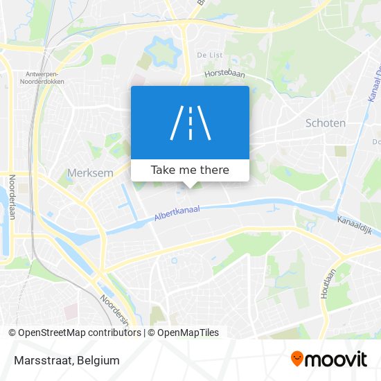 Marsstraat map