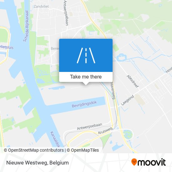 Nieuwe Westweg map