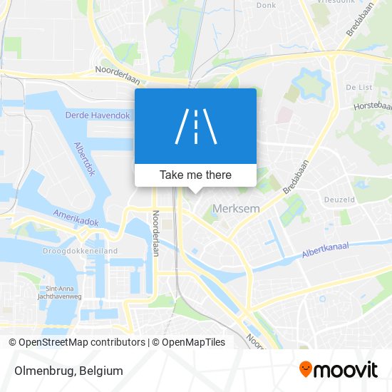 Olmenbrug map