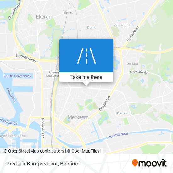 Pastoor Bampsstraat map