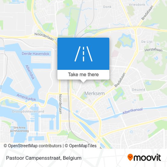 Pastoor Campensstraat map