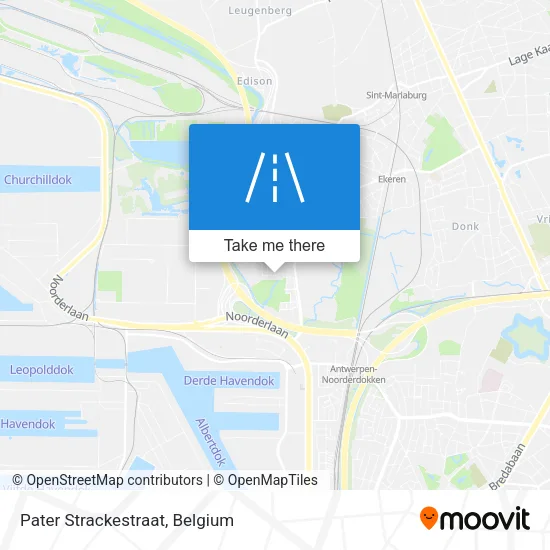 Pater Strackestraat map