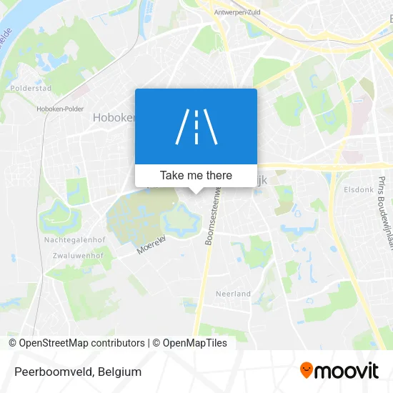 Peerboomveld map