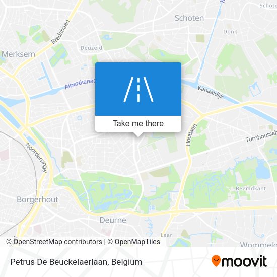 Petrus De Beuckelaerlaan map