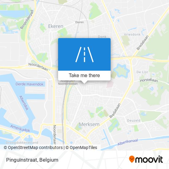 Pinguïnstraat map