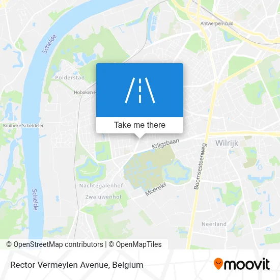 Rector Vermeylen Avenue map