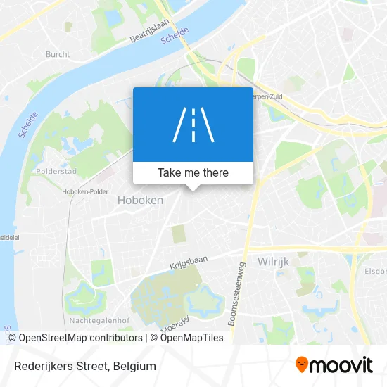 Rederijkers Street map