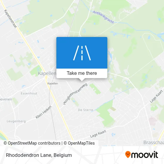 Rhododendron Lane map