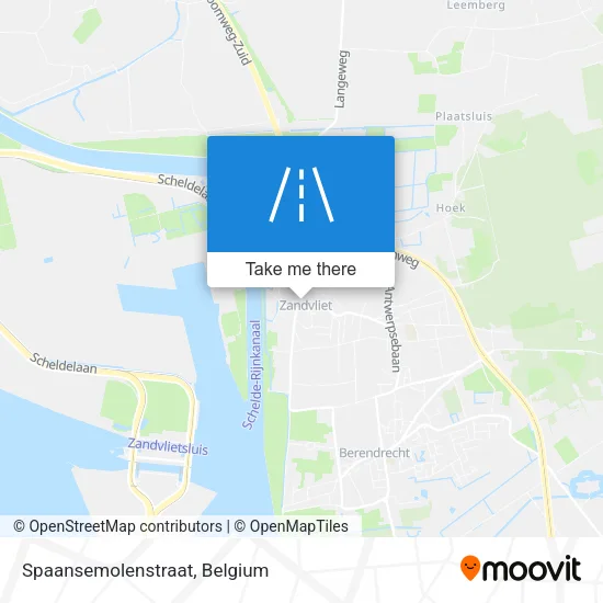 Spaansemolenstraat map