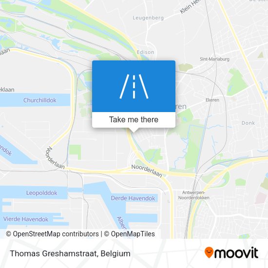 Thomas Greshamstraat map