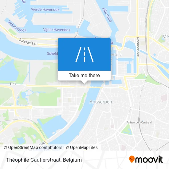 Théophile Gautierstraat map