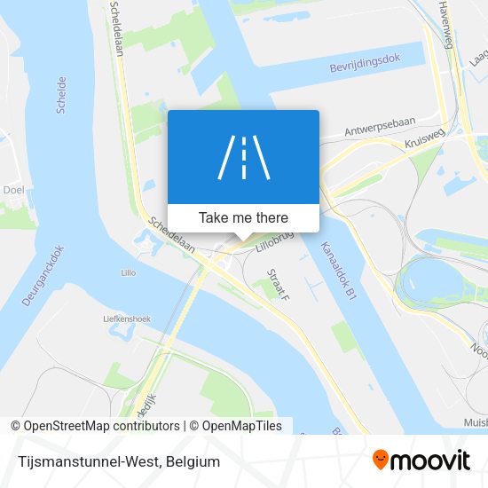 Tijsmanstunnel-West plan