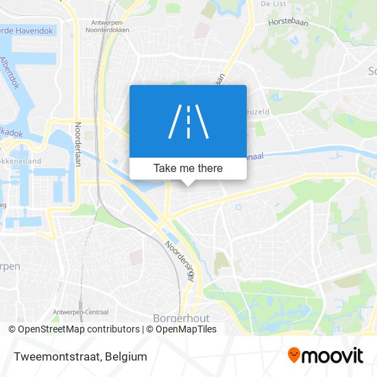 Tweemontstraat map