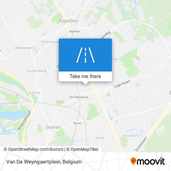 Van De Weyngaertplein map