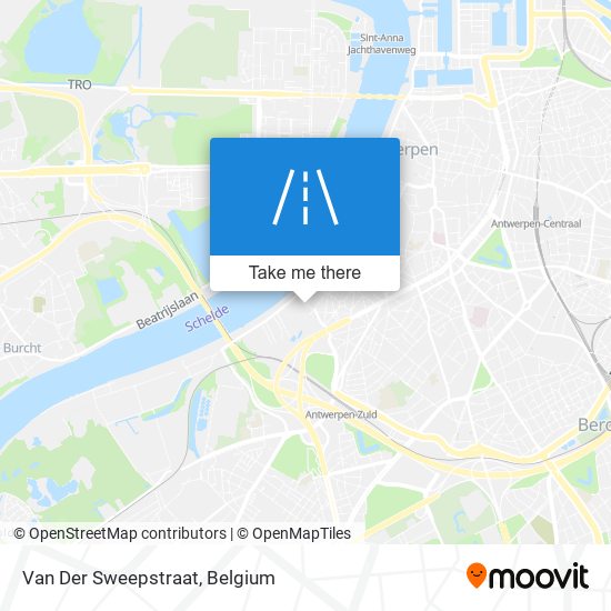 Van Der Sweepstraat map