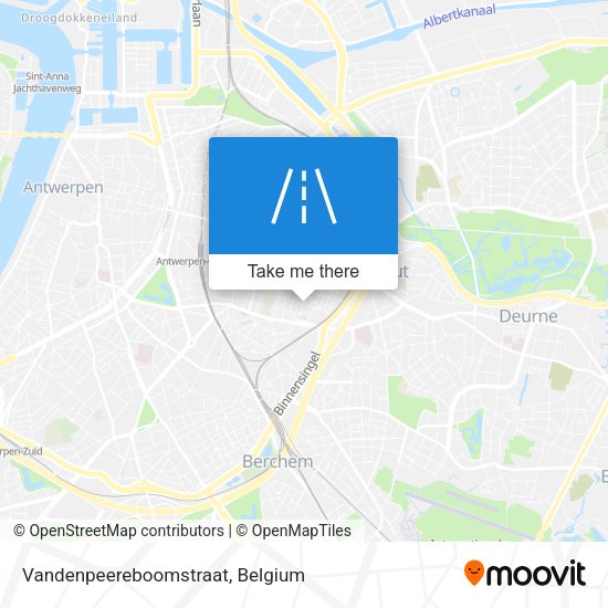 Vandenpeereboomstraat plan