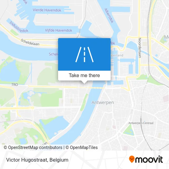 Victor Hugostraat map