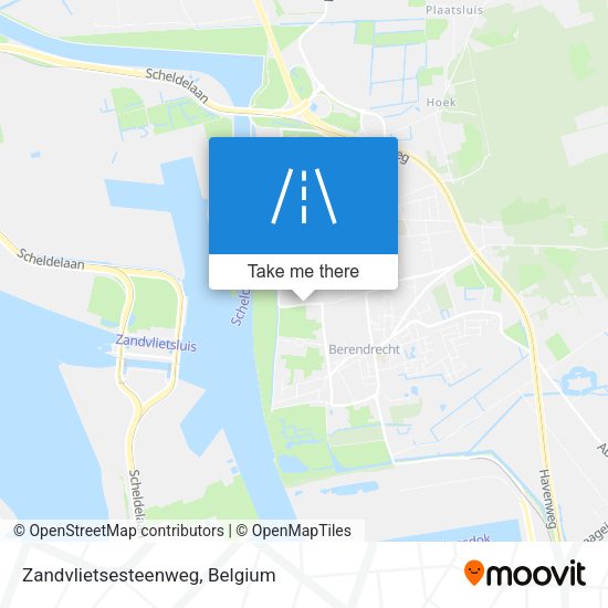 Zandvlietsesteenweg map