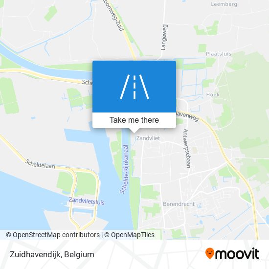 Zuidhavendijk map