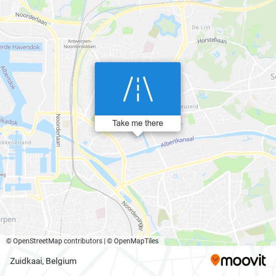 Zuidkaai map