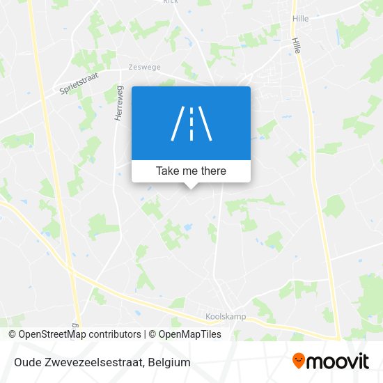 Oude Zwevezeelsestraat map