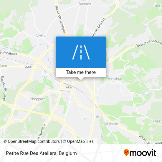 Petite Rue Des Ateliers map
