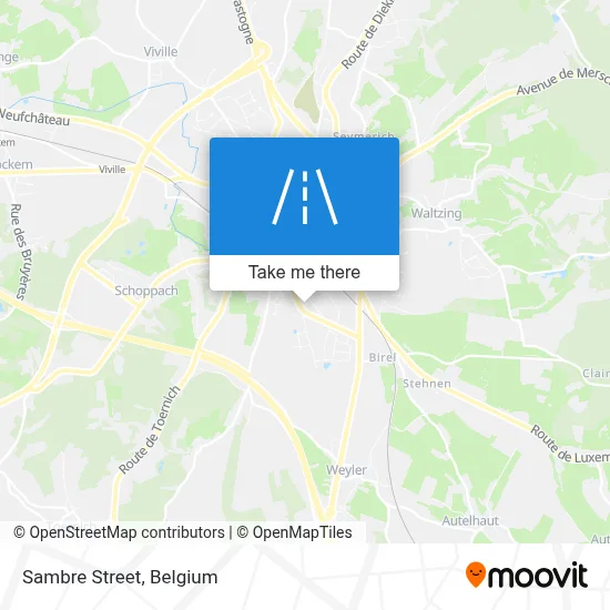 Sambre Street map