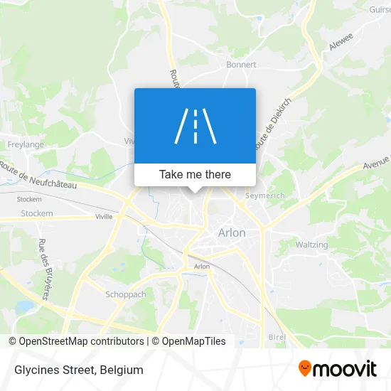 Glycines Street map