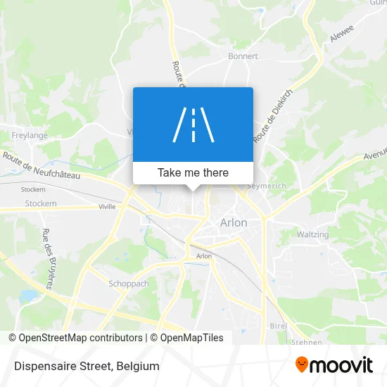 Dispensaire Street map