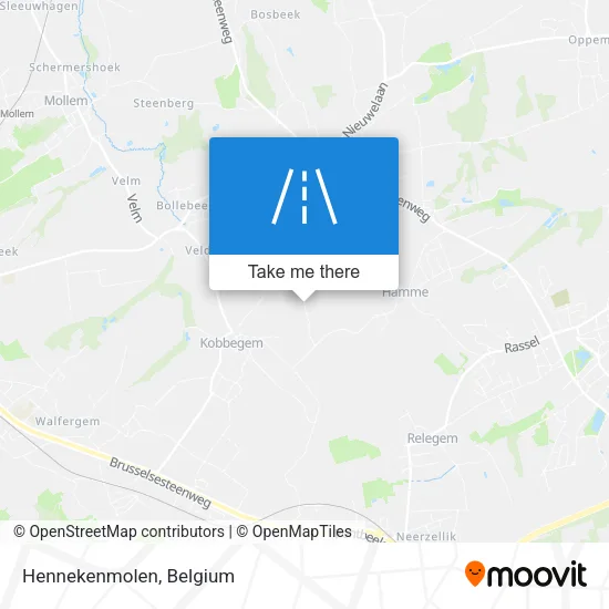 Hennekenmolen map